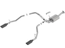 Exhaust System, ATAK, Cat-Back, Single In/Dual Out, Stainless Steel, Natural, Split Rear Exit, Ram, 5.7L, Kit