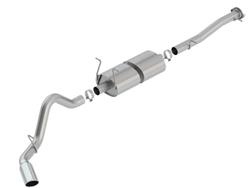 Exhaust System, S-Type, Cat-Back, Single, Stainless Steel, Natural, Side Exit, Chevrolet, GMC, 6.0L, Kit