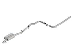 Exhaust System, S-Type, Cat-Back, Single, Stainless Steel, Natural, Side Exit, Volkswagen, 1.4L, Kit