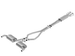 Exhaust System, S-Type Cat-Back, 304 Stainless Steel, Natural, 2.25 in. Diameter, Uses Factory Tips, Ford, Kit