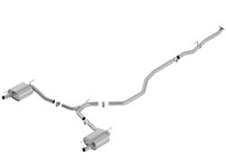 Exhaust System, Touring, Cat-Back, Stainless Steel, Natural, Split Rear Exit, Honda®, Kit