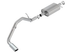 Exhaust System, S-Type Cat-Back, Stainless Steel, 4 in. Polished Tip, Ford, Ranger, Kit