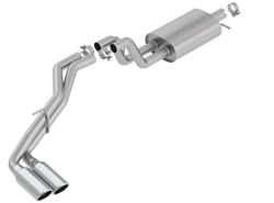 Exhaust System, S-Type Cat-Back, Stainless Steel, Dual 4 in. Polished Tips, Ford, Ranger, Kit