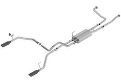 Exhaust System, S-Type, Cat-Back, Stainless Steel, Natural, Split Rear Exit, Nissan, 5.6L, Kit