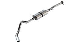 Exhaust System, S-Type, Cat-Back, Single In/Single Out, Stainless Steel, Natural, Passenger Side Exit, Chevy, GMC, Gen V, Kit