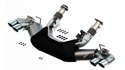 Exhaust System, S-Type, Cat-Back, Stainless Steel, Natural, Split Rear Exit, Polished Tips, Chevrolet, Kit