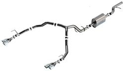 Exhaust Systems, S-Type Cat-Back, Single In/Dual Out, Split Rear Exit, Chrome Tips, Premier Models Only, Chevrolet, 5.3L, 6.2L, 3.0L Diesel, Kit