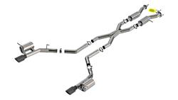 Exhaust System, ATAK, Cat-Back, Dual In/Dual Out, Stainless Steel, Natural, Rear Exit, Dodge, 6.2L, Kit