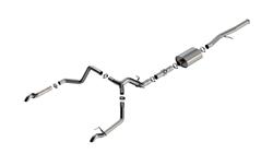 Exhaust Systems, ATAK Cat-Back, Single In/Dual Out, Stainless, Split Rear Exit, Round Tips, ZR2 and AT4X Only, Chevy, GMC, 6.2L, 3.0L Diesel, Kit