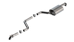 Exhaust System, S-Type, Cat-Back, Stainless Steel, Natural, Single Rear Exit, Brushed Tip, Suzuki, Kit