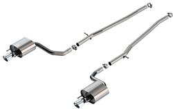 Exhaust Systems, S-Type, Cat-Back, 304 Stainless Steel, 2.25 in., Polished 4.25 in. x 3.5 in. Tips, Lexus, L4, Kit