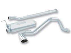 Exhaust System, Touring, Cat-Back, Single, Stainless Steel, Natural, Side Exit, Toyota, 3.4L, Kit