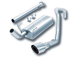 Exhaust System, Touring, Cat-Back, Single, Stainless Steel, Natural, Side Exit, Toyota, 2.7L, 3.4L, Kit