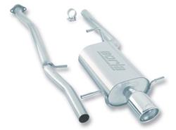 Exhaust System, Cat-Back, Stainless Steel, Natural, Polished Tip, Subaru, 2.2, 2.5L, Kit