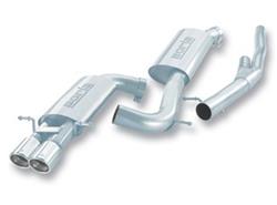 Exhaust System, S-Type, Cat-Back, Dual In/Dual Out, Stainless Steel, Natural, Rear Exit, Audi, 2.7L, Kit