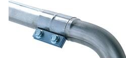 Exhaust Clamp, Band-Style, Lap Joint, Stainless Steel, 2.50 in. Diameter, Each