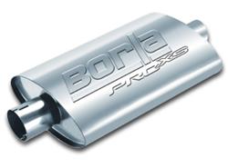 Muffler, ProXS, Oval Case, Stainless, 2.00 in. Center Inlet, 2.00 in. Center Outlet, 14 in. Case Length, Each