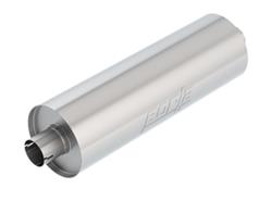 Muffler, Touring, Stainless Steel, Round, 2.75 in. Inlet/Outlet, Center/Center, 29 in. Overall Length, Reversible, Each