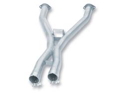 Crossover Pipe, X-Pipe, Stainless Steel, Natural, Fits Stock Manifolds, Chevy, Small Block, LS1, Each