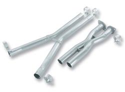 Crossover Pipe, X-Pipe, Stainless Steel, Natural, Fits Stock Manifolds, Chevy, Small Block, LS2, Kit