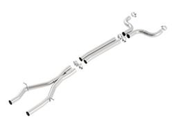 Exhaust Crossover Pipe, X-Pipe, Stainless Steel, Natural, 2.75 in. Diameter, Chevy, Each