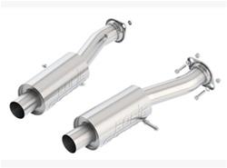 Muffler, S-Type Muffler, 2.75 in. Inlet/Outlet, Use to Covert Borla ATAK System to S-Type System, 304 Stainless, Jeep, Pair