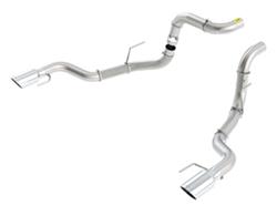 Exhaust Pipes, Tailpipe Assemblies, Stainless Steel, Natural, 3.00 in. O.D., Polished Tips, Ford, 3.5L, Kit