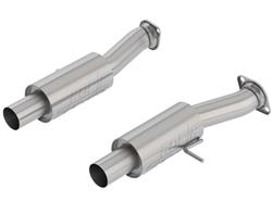 Resonators, Stainless Steel, Natural, 3.00 in. Inlet/Outlet Diameter, for Use with Borla Exhaust Systems Only, Jeep, 6.2L, Pair