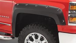 Fender Flares, OE-Style, Rear, Matte Black, Dura-Flex Thermoplastic, Ram, Pair