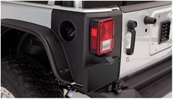 Trail Armor, Rear Corner Guards, Thermoplastic, Textured Black, Jeep, Set