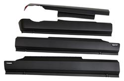 Rocker Panel and Sill Plate Cover Combo, Trail Armor, Plastic, Matte Black, Dodge, Kit