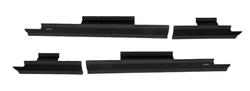 Rocker Panel Covers, Trail Armor, Plastic, Matte Black, Dodge, Ram 1500, Quad Cab, Kit