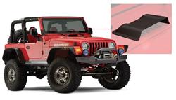 Hood Scoop, TrailArmor, Functional, Cowl Induction Style, ABS Plastic, Unpainted, Smooth Finish, Jeep, Each