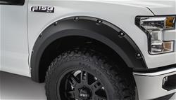 Fender Flares, Pocket Style, Front, Black, Dura-Flex Thermoplastic, Ford, Pair