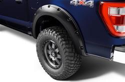 Fender Flares, Extend-A-Fender, Rear, Matte Black, Dura-Flex Thermoplastic, Ford, Pair