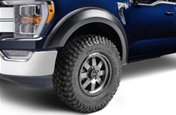 Fender Flares, Extend-A-Fender, Front, Matte Black, Dura-Flex Thermoplastic, Ford, Pair