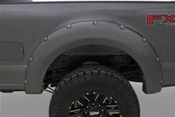 Fender Flares, Pocket Style, Front/Rear, Dura-Flex Thermoplastic, Ingot Silver, Ford, Set of 4