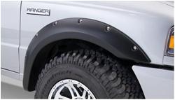 Fender Flares, Extend-A-Fender Style, Front, Black, Dura-Flex Thermoplastic, Ford, Pair