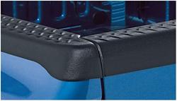 Bed Rail Caps, Ultimate, Diamond Plate, Plastic, Matte Black, Ford, Mazda, Pair