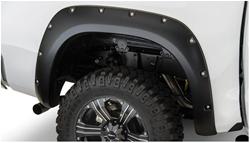 Fender Flares, Pocket Style, Rear, Black, Dura-Flex Thermoplastic, Toyota, Pair