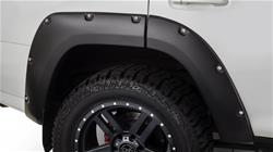 Fender Flares, Pocket Style, Rear, Dura-Flex Thermoplastic, Black, Toyota, Pair