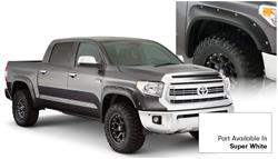 Fender Flares, Pocket Style, Front and Rear, Dura-Flex Thermoplastic, Super White, Toyota, Set of 4