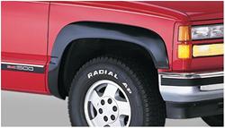 Fender Flares, OE Style, Front, Black, Dura-Flex Thermoplastic, Chevy, GMC, Pair