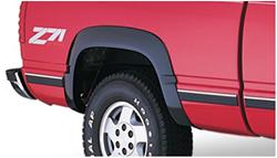 Fender Flares, OE Style, Rear, Black, Dura-Flex Thermoplastic, Chevy, GMC, Pair