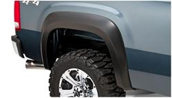 Fender Flares, Extend-A-Fender, Rear, Black, Dura-Flex Thermoplastic, GMC, Pair