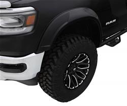 Fender Flare, DRT Style, Front, Black, Dura-Flex Thermoplastic, GMC, Pair