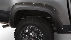 Fender Flares, OE Style, Rear, Black, Dura-Flex Thermoplastic, Chevrolet, Pair