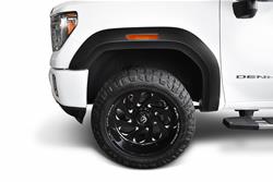 Fender Flares, Extend-A-Fender, Front, Matte Black, Dura-Flex Thermoplastic, GMC, Pair