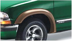 Fender Flares, Extend-A-Fender, Front, Black, Dura-Flex Thermoplastic, Chevy, Pickup, Pair