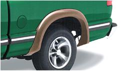 Fender Flares, Extend-A-Fender, Rear, Black, Dura-Flex Thermoplastic, Chevy, GMC, Pickup, Pair